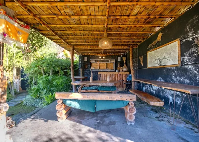 招待所 Bamboo Mount Batur And Hot Spring